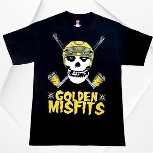 Hanes Golden Misfits Las Vegas Knights black T-shirt